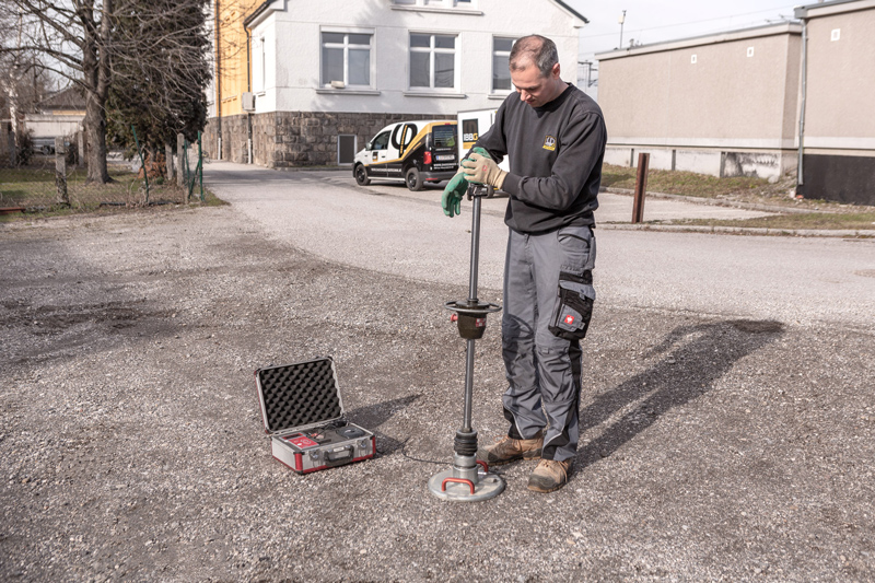 Geotechnische Feldversuche, Lastenplattenversuch in OÖ, NÖ, Salzburg, Wien